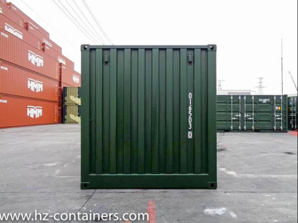 Contenedor lateral abierto 20 pies verde oscuro IICL6 - Imagen 11