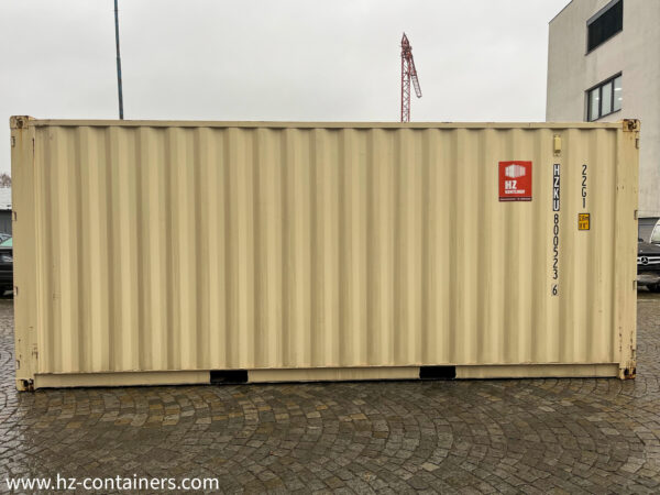 Contenedor de doble puerta de 6 m beige IICL 6, también apto para reequipamiento - Imagen 15