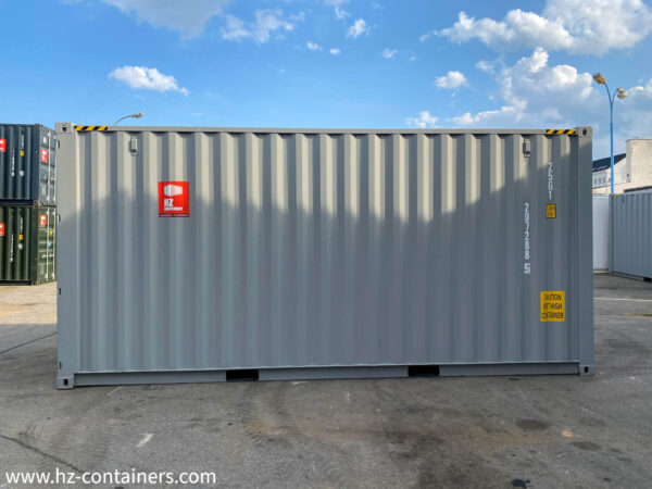 Contenedor de (6m) 20′ High Cube gris nuevo - Imagen 10