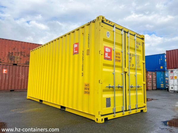 Contenedor de almacenamiento IICL6 de 20’High Cube amarillo - Imagen 15