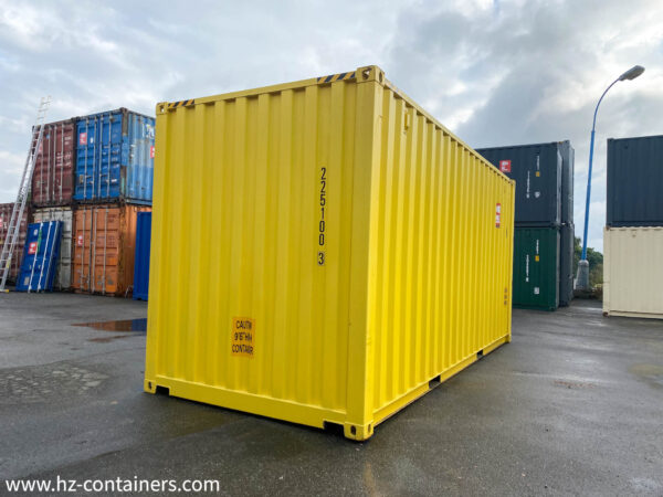Contenedor de almacenamiento IICL6 de 20’High Cube amarillo - Imagen 13