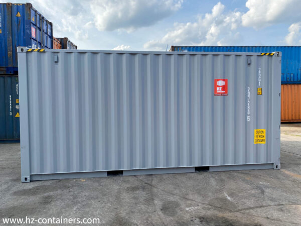 Contenedor de (6m) 20′ High Cube gris nuevo - Imagen 8