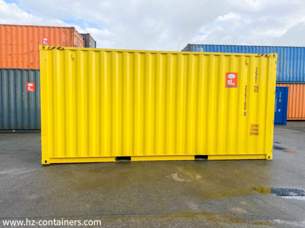 Contenedor de almacenamiento IICL6 de 20’High Cube amarillo - Imagen 14