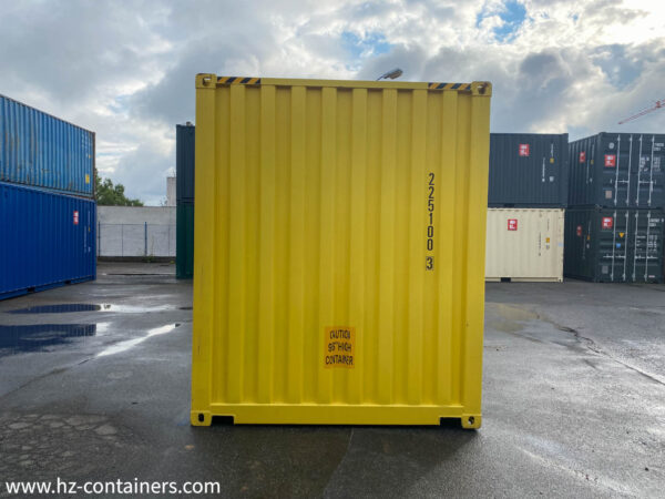 Contenedor de almacenamiento IICL6 de 20’High Cube amarillo - Imagen 10