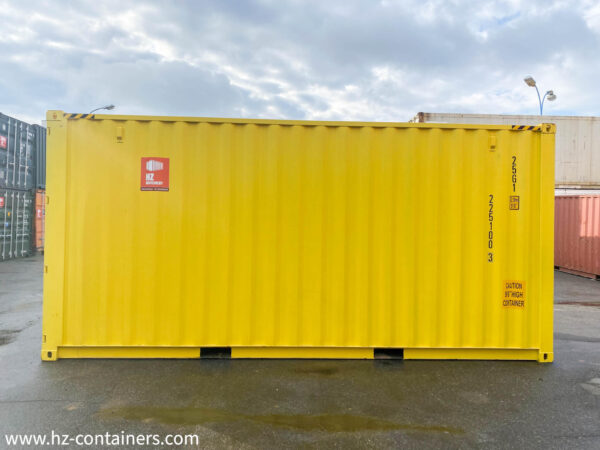 Contenedor de almacenamiento IICL6 de 20’High Cube amarillo - Imagen 12